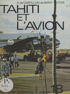 cover image of Tahiti et l'avion